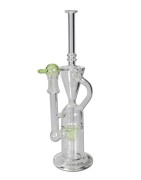 Bong Recycler Olio chiaro/Verde 300mm SG14