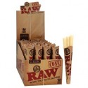 Raw Cones Classic Prerolled KING SIZE UNBLEACHED 109mm 3pz