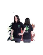 T-Shirt Black Leaf